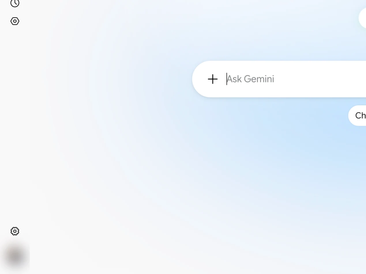 Gemini: Open Settings